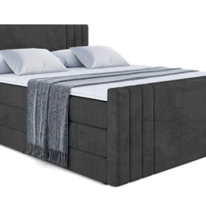 Łóżko kontynentalne z pojemnikiem i materacem H3|H4 IDRIKO-Z KING 140x200cm 237192 Łóżko kontynentalne z pojemnikiem i materacem H3|H4 IDRIKO-Z KING 140x200cm 237192