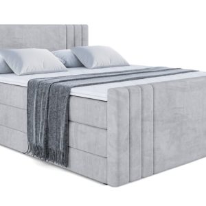 Łóżko kontynentalne z pojemnikiem i materacem H3|H4 IDRIKO-Z KING 200x200cm 237571 Łóżko kontynentalne z pojemnikiem i materacem H3|H4 IDRIKO-Z KING 200x200cm 237571
