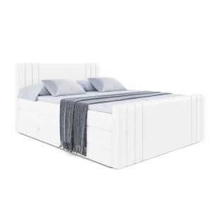 Łóżko kontynentalne z pojemnikiem i materacem H3|H4 IDRIKO-Z KING 200x200cm 237725 Łóżko kontynentalne z pojemnikiem i materacem H3|H4 IDRIKO-Z KING 200x200cm 237725