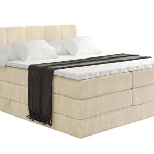 Łóżko kontynentalne z pojemnikiem i materacem H3|H4 LIRO KING 180×200 cm 525242 Łóżko kontynentalne z pojemnikiem i materacem H3|H4 LIRO KING 180×200 cm 525242