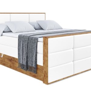 Łóżko kontynentalne z pojemnikiem i materacem H3|H4 LOLLI1-Z KING 120x200cm 654577 Łóżko kontynentalne z pojemnikiem i materacem H3|H4 LOLLI1-Z KING 120x200cm 654577