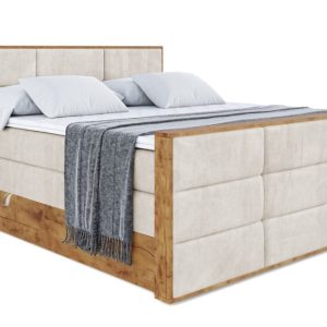Łóżko kontynentalne z pojemnikiem i materacem H3|H4 LOLLI1-Z KING 140x200cm 654920 Łóżko kontynentalne z pojemnikiem i materacem H3|H4 LOLLI1-Z KING 140x200cm 654920