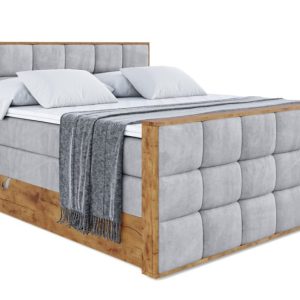 Łóżko kontynentalne z pojemnikiem i materacem H3|H4 LOLLI2-Z KING 140x200cm 654709 Łóżko kontynentalne z pojemnikiem i materacem H3|H4 LOLLI2-Z KING 140x200cm 654709