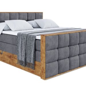 Łóżko kontynentalne z pojemnikiem i materacem H3|H4 LOLLI2-Z KING 140x200cm 654870 Łóżko kontynentalne z pojemnikiem i materacem H3|H4 LOLLI2-Z KING 140x200cm 654870