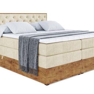 Łóżko kontynentalne z pojemnikiem i materacem H3|H4 LOLLI3 KING 120×200 cm 664176