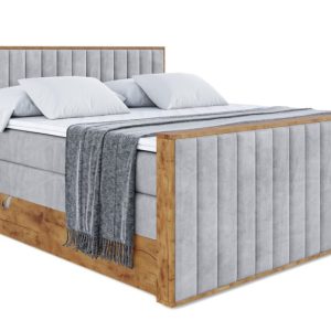 Łóżko kontynentalne z pojemnikiem i materacem H3|H4 LOLLI4-Z KING 160x200cm 654754 Łóżko kontynentalne z pojemnikiem i materacem H3|H4 LOLLI4-Z KING 160x200cm 654754