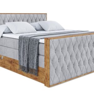 Łóżko kontynentalne z pojemnikiem i materacem H3|H4 LOLLI5-Z KING 180x200cm 654815 Łóżko kontynentalne z pojemnikiem i materacem H3|H4 LOLLI5-Z KING 180x200cm 654815