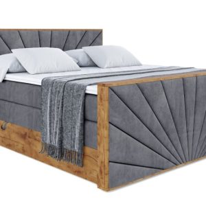 Łóżko kontynentalne z pojemnikiem i materacem H3|H4 LOLLI6-Z KING 120x200cm 654718 Łóżko kontynentalne z pojemnikiem i materacem H3|H4 LOLLI6-Z KING 120x200cm 654718
