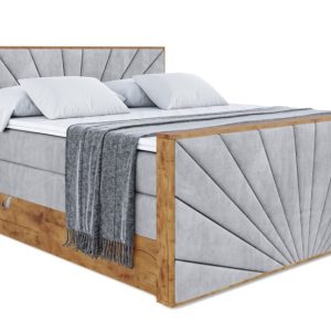 Łóżko kontynentalne z pojemnikiem i materacem H3|H4 LOLLI6-Z KING 160x200cm 654862 Łóżko kontynentalne z pojemnikiem i materacem H3|H4 LOLLI6-Z KING 160x200cm 654862