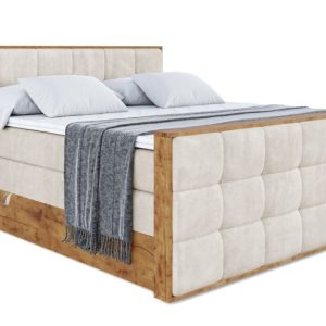 Łóżko kontynentalne z pojemnikiem i materacem H3|H4 LOLLI7-Z KING 140x200cm 654727 Łóżko kontynentalne z pojemnikiem i materacem H3|H4 LOLLI7-Z KING 140x200cm 654727