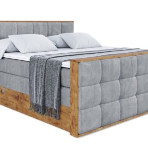 Łóżko kontynentalne z pojemnikiem i materacem H3|H4 LOLLI7-Z KING 140x200cm 654808 Łóżko kontynentalne z pojemnikiem i materacem H3|H4 LOLLI7-Z KING 140x200cm 654808