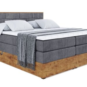 Łóżko kontynentalne z pojemnikiem i materacem H3|H4 LOLLI8 KING 180×200 cm 665992 Łóżko kontynentalne z pojemnikiem i materacem H3|H4 LOLLI8 KING 180×200 cm 665992