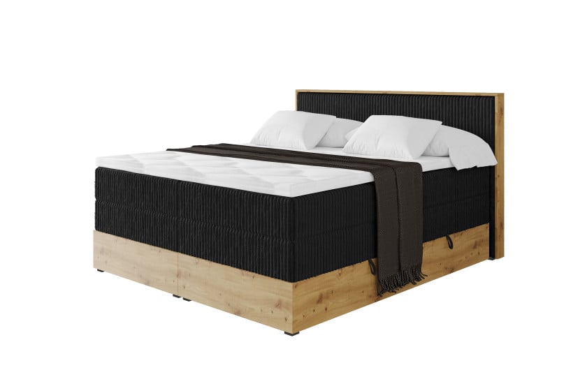 Łóżko kontynentalne z pojemnikiem i materacem H3|H4 LOLLI9 KING 180x200 992245