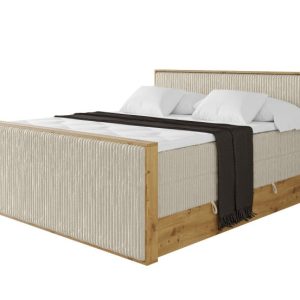 Łóżko kontynentalne z pojemnikiem i materacem H3|H4 LOLLI9-Z KING 160×200 992061 Łóżko kontynentalne z pojemnikiem i materacem H3|H4 LOLLI9-Z KING 160×200 992061