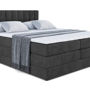 Łóżko kontynentalne z pojemnikiem i materacem H3|H4 MIAMI KING 160×200 cm 211212 Łóżko kontynentalne z pojemnikiem i materacem H3|H4 MIAMI KING 160×200 cm 211212