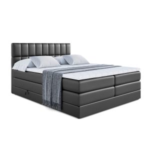 Łóżko kontynentalne z pojemnikiem i materacem H3|H4 MIAMI KING 180×200 cm 208517 Łóżko kontynentalne z pojemnikiem i materacem H3|H4 MIAMI KING 180×200 cm 208517