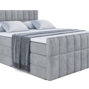 Łóżko kontynentalne z pojemnikiem i materacem H3|H4 MIAMI-Z KING 120x200cm 235876 Łóżko kontynentalne z pojemnikiem i materacem H3|H4 MIAMI-Z KING 120x200cm 235876