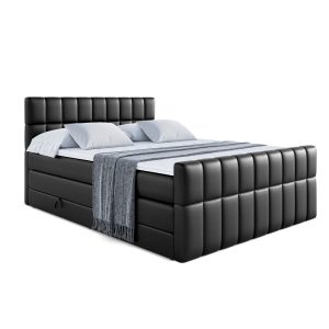 Łóżko kontynentalne z pojemnikiem i materacem H3|H4 MIAMI-Z KING 160x200cm 235824 Łóżko kontynentalne z pojemnikiem i materacem H3|H4 MIAMI-Z KING 160x200cm 235824