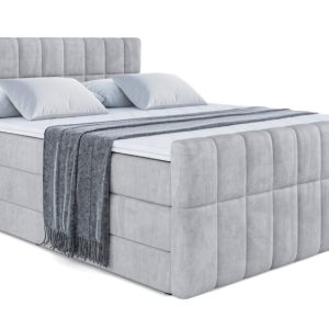 Łóżko kontynentalne z pojemnikiem i materacem H3|H4 MIAMI-Z KING 200x200cm 235715 Łóżko kontynentalne z pojemnikiem i materacem H3|H4 MIAMI-Z KING 200x200cm 235715