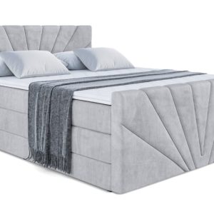 Łóżko kontynentalne z pojemnikiem i materacem H3|H4 MILTIO-Z KING 120x200cm 235488
