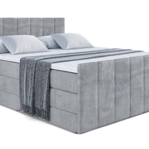 Łóżko kontynentalne z pojemnikiem i materacem H3|H4 MOETI-Z KING 160x200cm 235337 Łóżko kontynentalne z pojemnikiem i materacem H3|H4 MOETI-Z KING 160x200cm 235337