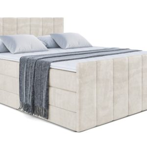 Łóżko kontynentalne z pojemnikiem i materacem H3|H4 MOETI-Z KING 160x200cm 235395 Łóżko kontynentalne z pojemnikiem i materacem H3|H4 MOETI-Z KING 160x200cm 235395