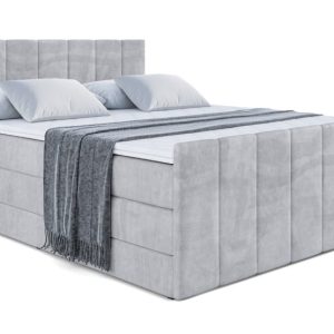 Łóżko kontynentalne z pojemnikiem i materacem H3|H4 MOETI-Z KING 200x200cm 235415 Łóżko kontynentalne z pojemnikiem i materacem H3|H4 MOETI-Z KING 200x200cm 235415