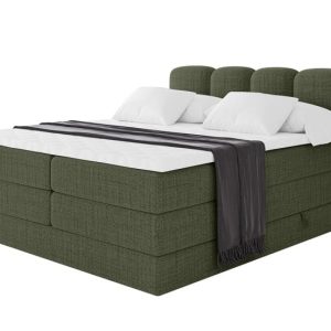 Łóżko kontynentalne z pojemnikiem i materacem H3|H4 NINA KING 120x200cm 901671