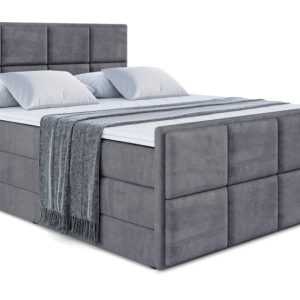 Łóżko kontynentalne z pojemnikiem i materacem H3|H4 NOVA-Z KING 120x200cm 443531 Łóżko kontynentalne z pojemnikiem i materacem H3|H4 NOVA-Z KING 120x200cm 443531