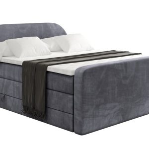 Łóżko kontynentalne z pojemnikiem i materacem H3|H4 NOX-Z KING 120x200cm 524727 Łóżko kontynentalne z pojemnikiem i materacem H3|H4 NOX-Z KING 120x200cm 524727
