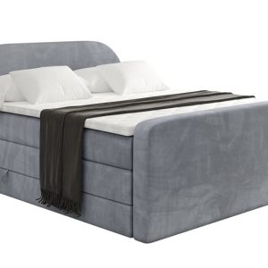 Łóżko kontynentalne z pojemnikiem i materacem H3|H4 NOX-Z KING 140x200cm 524803 Łóżko kontynentalne z pojemnikiem i materacem H3|H4 NOX-Z KING 140x200cm 524803