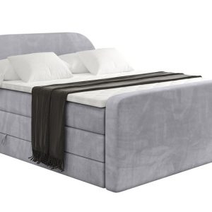 Łóżko kontynentalne z pojemnikiem i materacem H3|H4 NOX-Z KING 200x200cm 524680 Łóżko kontynentalne z pojemnikiem i materacem H3|H4 NOX-Z KING 200x200cm 524680
