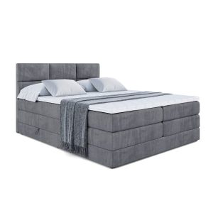 Łóżko kontynentalne z pojemnikiem i materacem H3|H4 OHIO KING 160×200 cm 208534 Łóżko kontynentalne z pojemnikiem i materacem H3|H4 OHIO KING 160×200 cm 208534