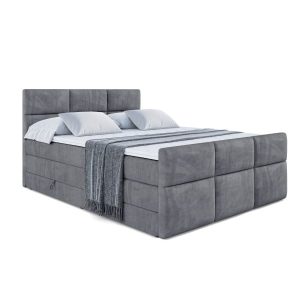 Łóżko kontynentalne z pojemnikiem i materacem H3|H4 OHIO-Z KING 160x200cm 235231 Łóżko kontynentalne z pojemnikiem i materacem H3|H4 OHIO-Z KING 160x200cm 235231