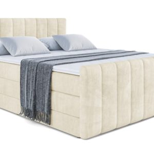 Łóżko kontynentalne z pojemnikiem i materacem H3|H4 OTTA-Z KING 140x200cm 234925 Łóżko kontynentalne z pojemnikiem i materacem H3|H4 OTTA-Z KING 140x200cm 234925