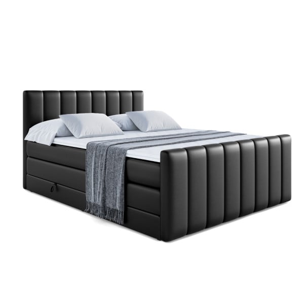 Łóżko kontynentalne z pojemnikiem i materacem H3|H4 OTTA-Z KING 140x200cm 234928