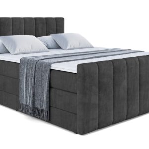 Łóżko kontynentalne z pojemnikiem i materacem H3|H4 OTTA-Z KING 140x200cm 234916 Łóżko kontynentalne z pojemnikiem i materacem H3|H4 OTTA-Z KING 140x200cm 234916