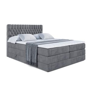 Łóżko kontynentalne z pojemnikiem i materacem H3|H4 SERENE KING 180×200 cm 358634 Łóżko kontynentalne z pojemnikiem i materacem H3|H4 SERENE KING 180×200 cm 358634