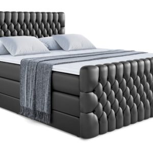 Łóżko kontynentalne z pojemnikiem i materacem H3|H4 SERENE-Z KING 140x200cm 654697 Łóżko kontynentalne z pojemnikiem i materacem H3|H4 SERENE-Z KING 140x200cm 654697