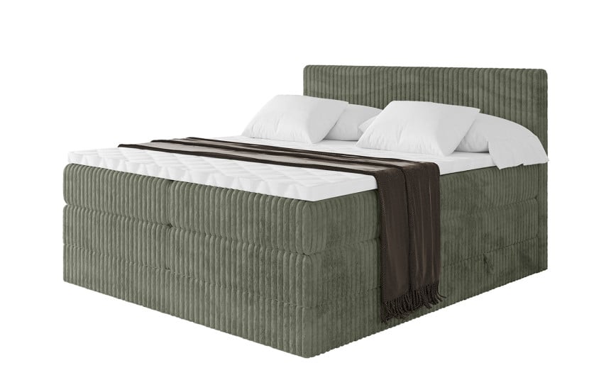 Łóżko kontynentalne z pojemnikiem i materacem H3|H4 TOLO KING 120x200cm 664156