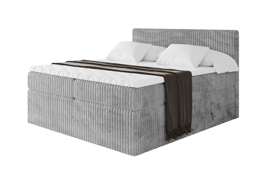 Łóżko kontynentalne z pojemnikiem i materacem H3|H4 TOLO KING 140x200cm 664114