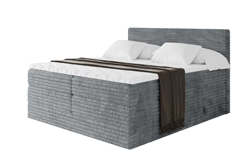Łóżko kontynentalne z pojemnikiem i materacem H3|H4 TOLO KING-v1 140x200cm 881478
