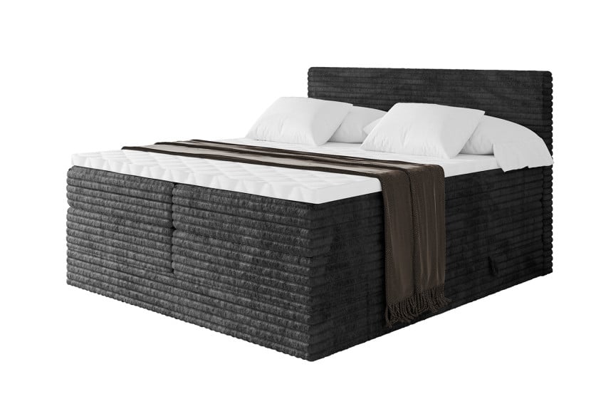 Łóżko kontynentalne z pojemnikiem i materacem H3|H4 TOLO KING-v1 200x200cm 881426