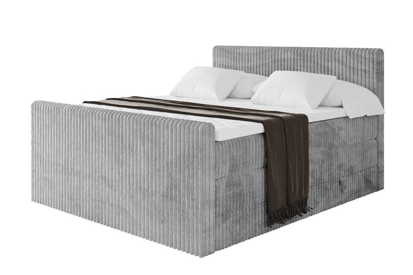 Łóżko kontynentalne z pojemnikiem i materacem H3|H4 TOLO-Z KING 180x200cm 664410