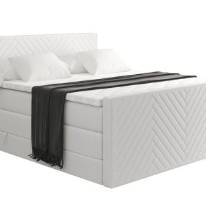 Łóżko kontynentalne z pojemnikiem i materacem H3|H4 VEXA-Z KING 120x200cm 525187 Łóżko kontynentalne z pojemnikiem i materacem H3|H4 VEXA-Z KING 120x200cm 525187