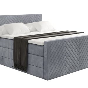 Łóżko kontynentalne z pojemnikiem i materacem H3|H4 VEXA-Z KING 160x200cm 525205 Łóżko kontynentalne z pojemnikiem i materacem H3|H4 VEXA-Z KING 160x200cm 525205