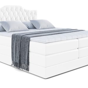 Łóżko kontynentalne z pojemnikiem i materacem H3|H4 VILA-1 KING 200×200 cm 443777 Łóżko kontynentalne z pojemnikiem i materacem H3|H4 VILA-1 KING 200×200 cm 443777