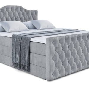 Łóżko kontynentalne z pojemnikiem i materacem H3|H4 VILA-1-Z KING 120x200cm 443769 Łóżko kontynentalne z pojemnikiem i materacem H3|H4 VILA-1-Z KING 120x200cm 443769