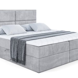 Łóżko kontynentalne z pojemnikiem i materacem H4 AURA – 140x200cm 128939 Łóżko kontynentalne z pojemnikiem i materacem H4 AURA – 140x200cm 128939