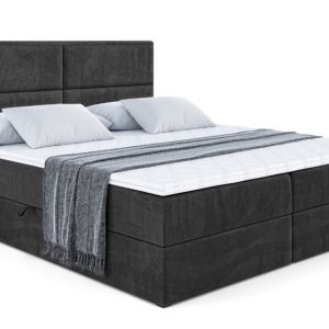 Łóżko kontynentalne z pojemnikiem i materacem H4 AURA – 140x200cm 129029 Łóżko kontynentalne z pojemnikiem i materacem H4 AURA – 140x200cm 129029